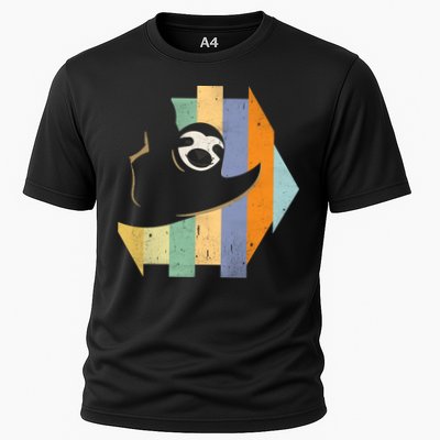 Retro Hanging Sloth Performance Shirt
