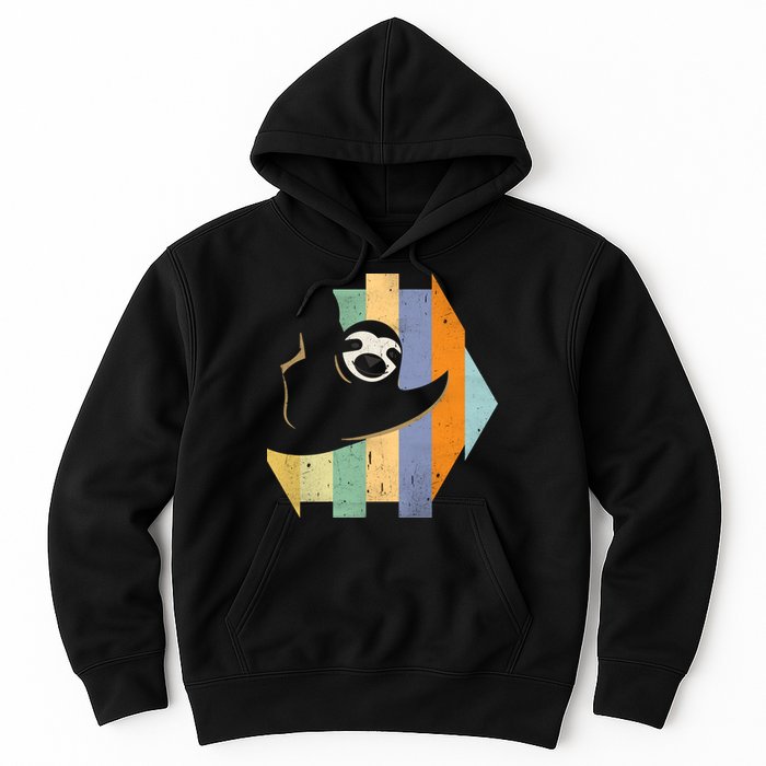 Retro Hanging Sloth Hoodie