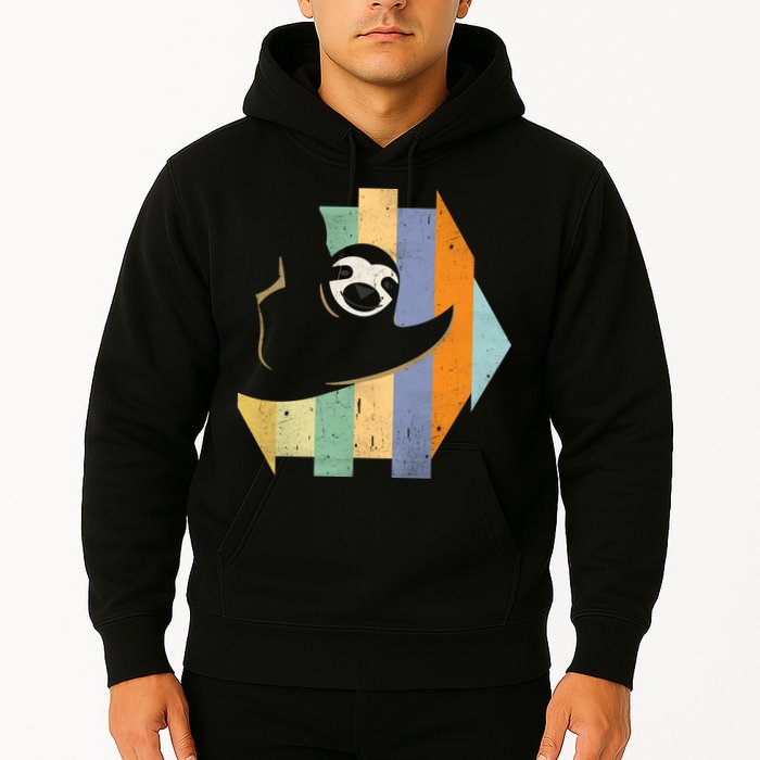 Retro Hanging Sloth Hoodie