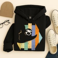 Retro Hanging Sloth Hoodie