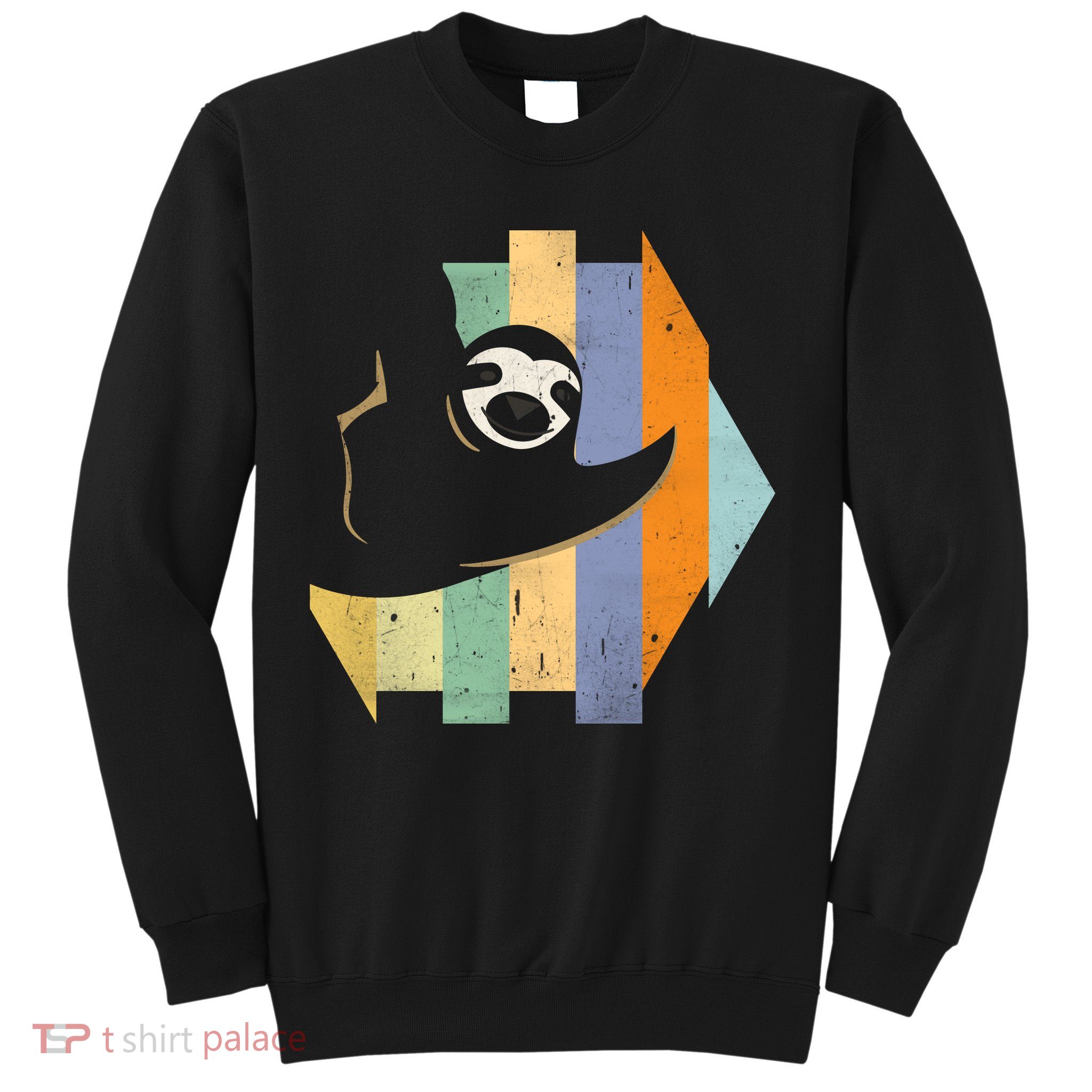 Retro Hanging Sloth Sweatshirt