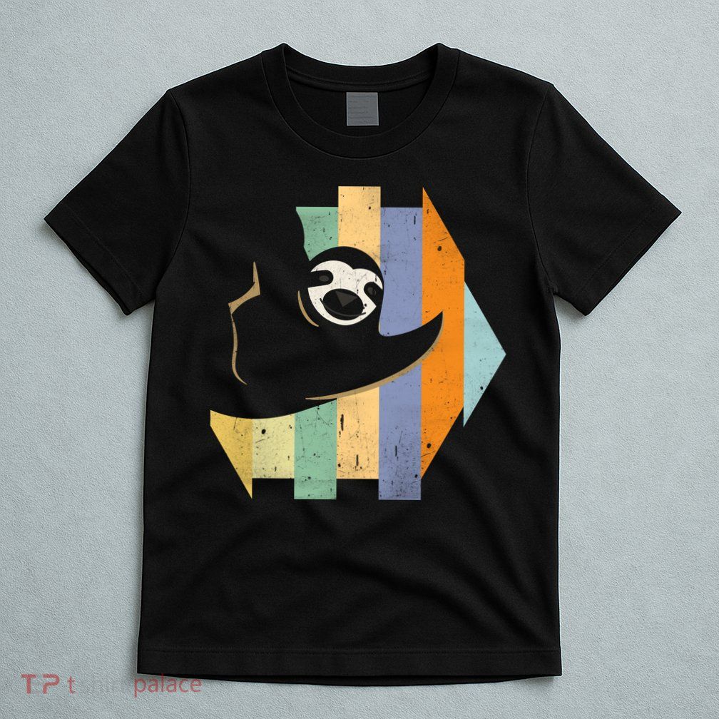 Retro Hanging Sloth T-Shirt