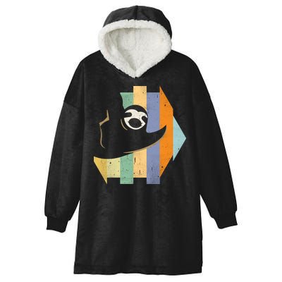 Retro Hanging Sloth Hooded Wearable Blanket
