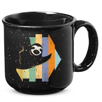 Retro Hanging Sloth 15oz Campfire Ceramic Mug