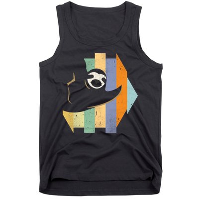 Retro Hanging Sloth Tank Top