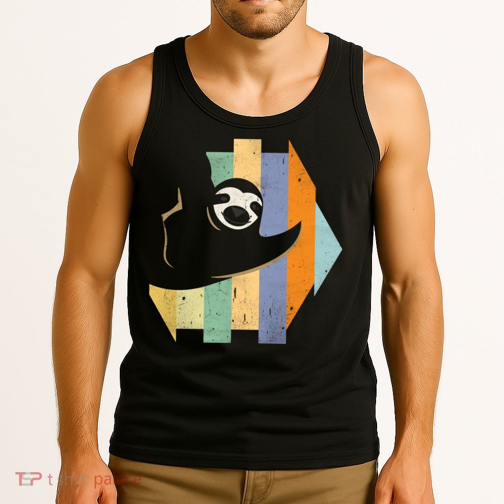 Retro Hanging Sloth Tank Top