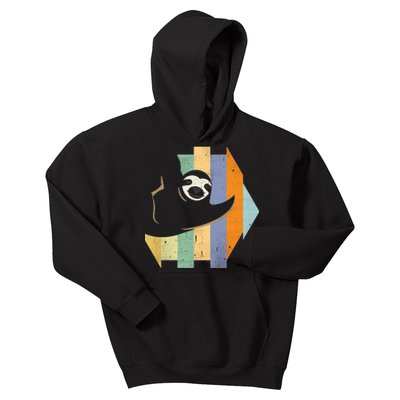 Retro Hanging Sloth Kids Hoodie