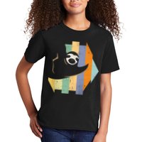 Retro Hanging Sloth Kids T-Shirt