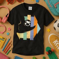 Retro Hanging Sloth Kids T-Shirt