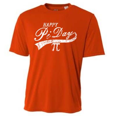 Retro Happy Pi Day 3.14 March 14th Math Geek Cooling Performance Crew T-Shirt