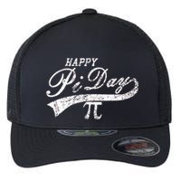 Retro Happy Pi Day 3.14 March 14th Math Geek Flexfit Unipanel Trucker Cap