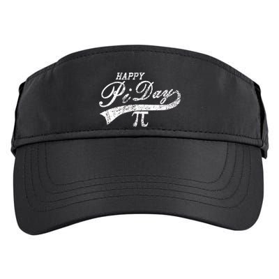 Retro Happy Pi Day 3.14 March 14th Math Geek Adult Drive Performance Visor