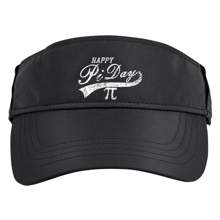 Retro Happy Pi Day 3.14 March 14th Math Geek Adult Drive Performance Visor