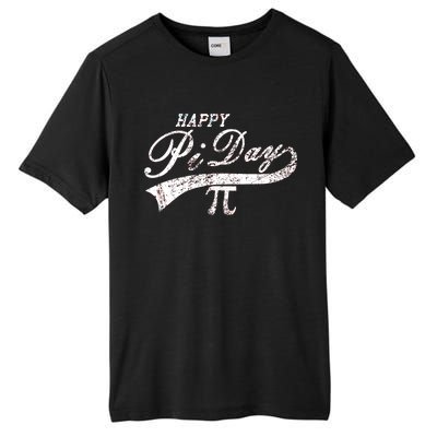 Retro Happy Pi Day 3.14 March 14th Math Geek Tall Fusion ChromaSoft Performance T-Shirt