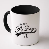 Retro Happy Pi Day 3.14 March 14th Math Geek Mug