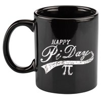 Retro Happy Pi Day 3.14 March 14th Math Geek 11oz C Handle Ceramic Mug