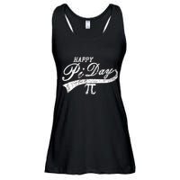 Retro Happy Pi Day 3.14 March 14th Math Geek Ladies Essential Flowy Tank