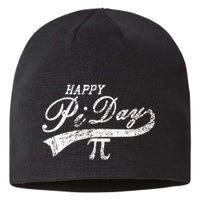 Retro Happy Pi Day 3.14 March 14th Math Geek Sustainable Beanie