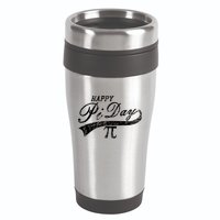 Retro Happy Pi Day 3.14 March 14th Math Geek 16oz Travel Tumbler