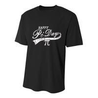 Retro Happy Pi Day 3.14 March 14th Math Geek Youth Performance Sprint T-Shirt