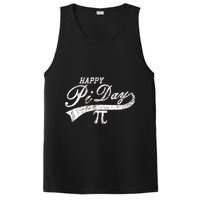 Retro Happy Pi Day 3.14 March 14th Math Geek PosiCharge Competitor Tank