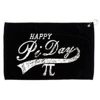 Retro Happy Pi Day 3.14 March 14th Math Geek Grommeted Golf Towel