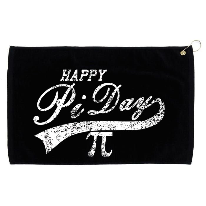 Retro Happy Pi Day 3.14 March 14th Math Geek Grommeted Golf Towel