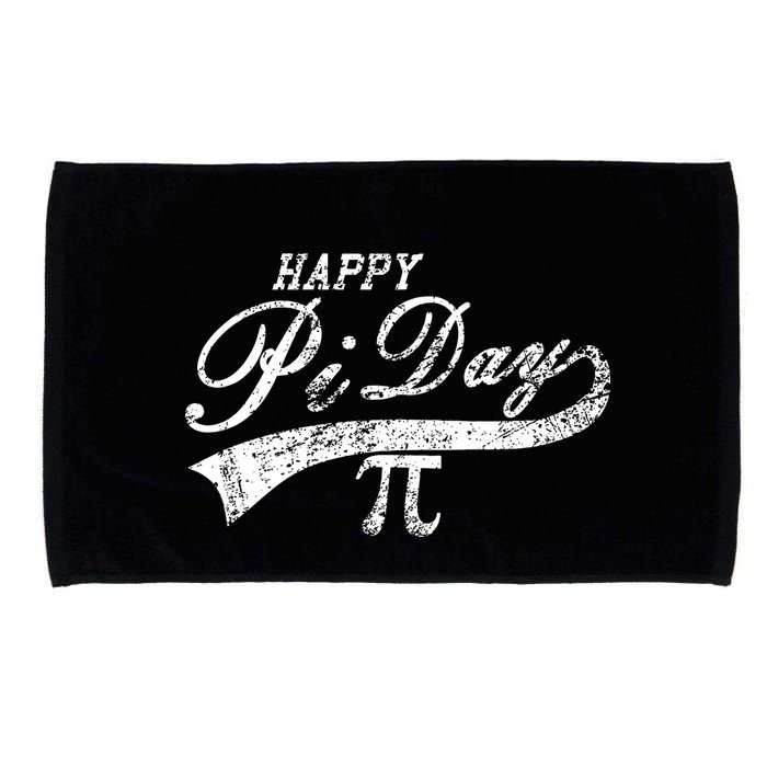 Retro Happy Pi Day 3.14 March 14th Math Geek Microfiber Hand Towel