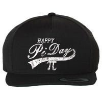 Retro Happy Pi Day 3.14 March 14th Math Geek Wool Snapback Cap