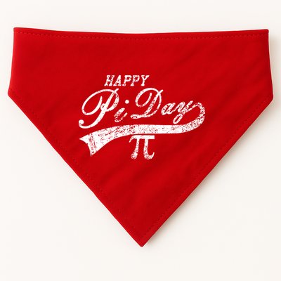 Retro Happy Pi Day 3.14 March 14th Math Geek USA-Made Doggie Bandana