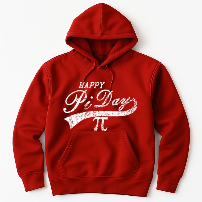 Retro Happy Pi Day 3.14 March 14th Math Geek Hoodie