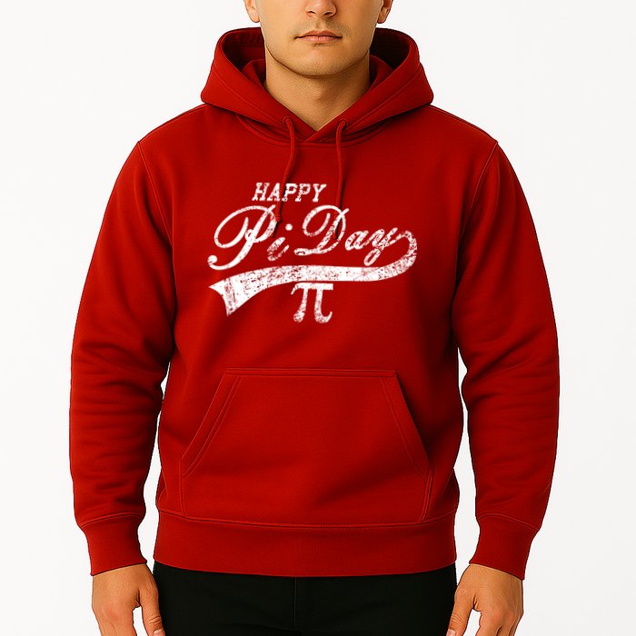 Retro Happy Pi Day 3.14 March 14th Math Geek Hoodie