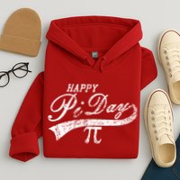 Retro Happy Pi Day 3.14 March 14th Math Geek Hoodie