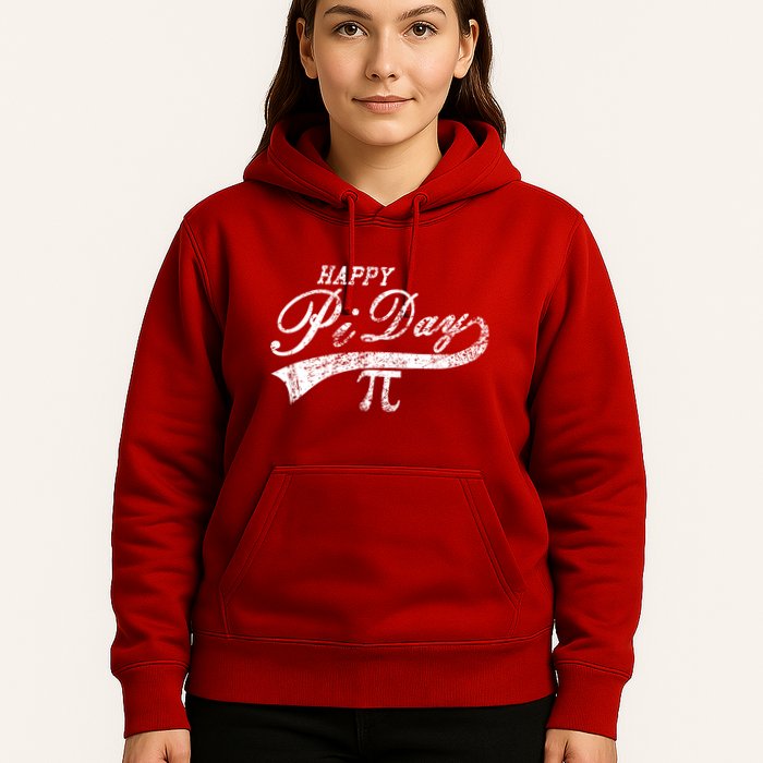 Retro Happy Pi Day 3.14 March 14th Math Geek Hoodie