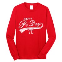 Retro Happy Pi Day 3.14 March 14th Math Geek Long Sleeve Shirt