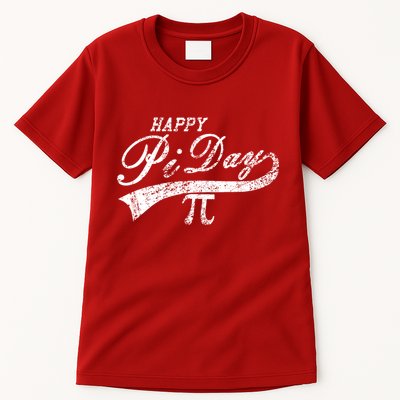 Retro Happy Pi Day 3.14 March 14th Math Geek Tall T-Shirt