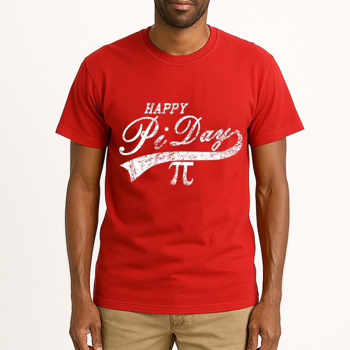 Retro Happy Pi Day 3.14 March 14th Math Geek Tall T-Shirt