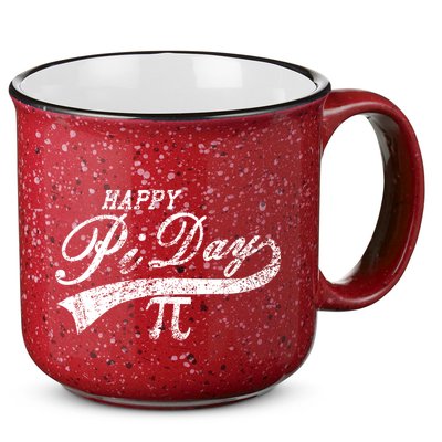 Retro Happy Pi Day 3.14 March 14th Math Geek 15oz Campfire Ceramic Mug