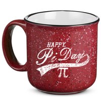 Retro Happy Pi Day 3.14 March 14th Math Geek 15oz Campfire Ceramic Mug