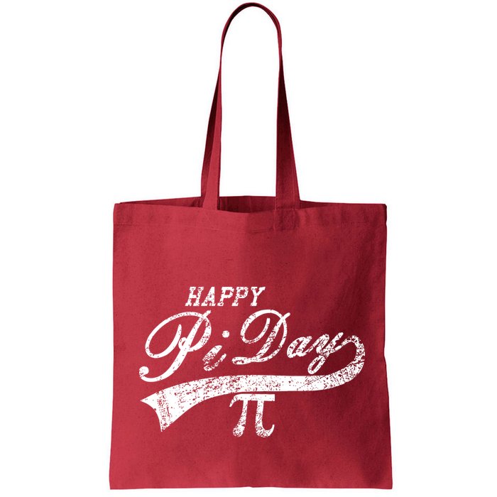 Retro Happy Pi Day 3.14 March 14th Math Geek Tote Bag