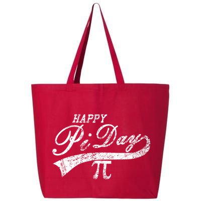 Retro Happy Pi Day 3.14 March 14th Math Geek 25L Jumbo Tote