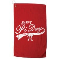 Retro Happy Pi Day 3.14 March 14th Math Geek Golf Towel