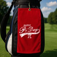 Retro Happy Pi Day 3.14 March 14th Math Geek Golf Towel