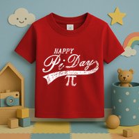 Retro Happy Pi Day 3.14 March 14th Math Geek Toddler T-Shirt