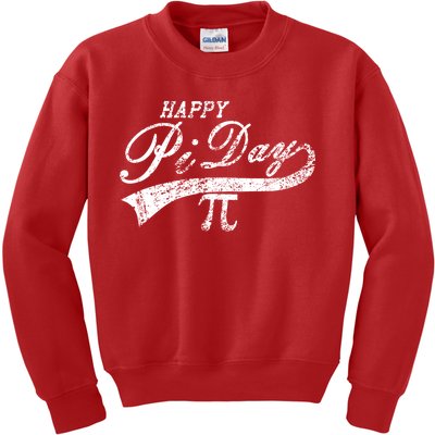 Retro Happy Pi Day 3.14 March 14th Math Geek Kids Sweatshirt