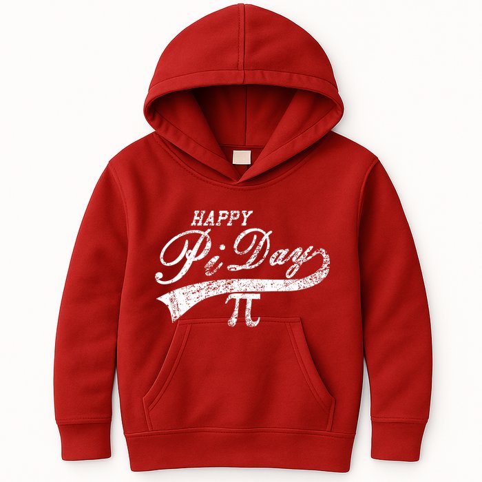 Retro Happy Pi Day 3.14 March 14th Math Geek Kids Hoodie