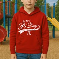 Retro Happy Pi Day 3.14 March 14th Math Geek Kids Hoodie
