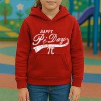 Retro Happy Pi Day 3.14 March 14th Math Geek Kids Hoodie