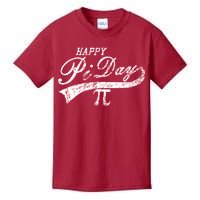 Retro Happy Pi Day 3.14 March 14th Math Geek Kids T-Shirt