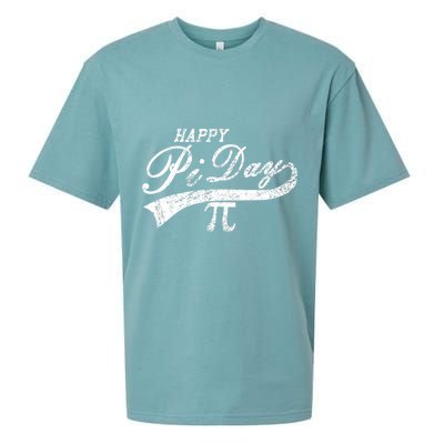 Retro Happy Pi Day 3.14 March 14th Math Geek Sueded Cloud Jersey T-Shirt